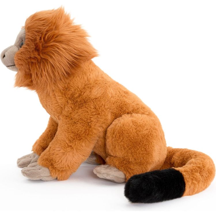 12″ Adopt A Wild Pal Endangered Gold Lion Tamarin Plush - FAO Schwarz
