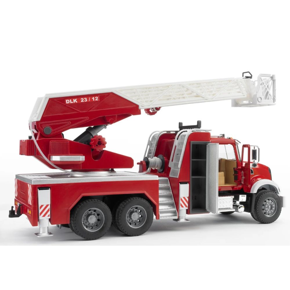 MACK Granite Fire Engine with Water Pump and Light & Sound - FAO Schwarz
