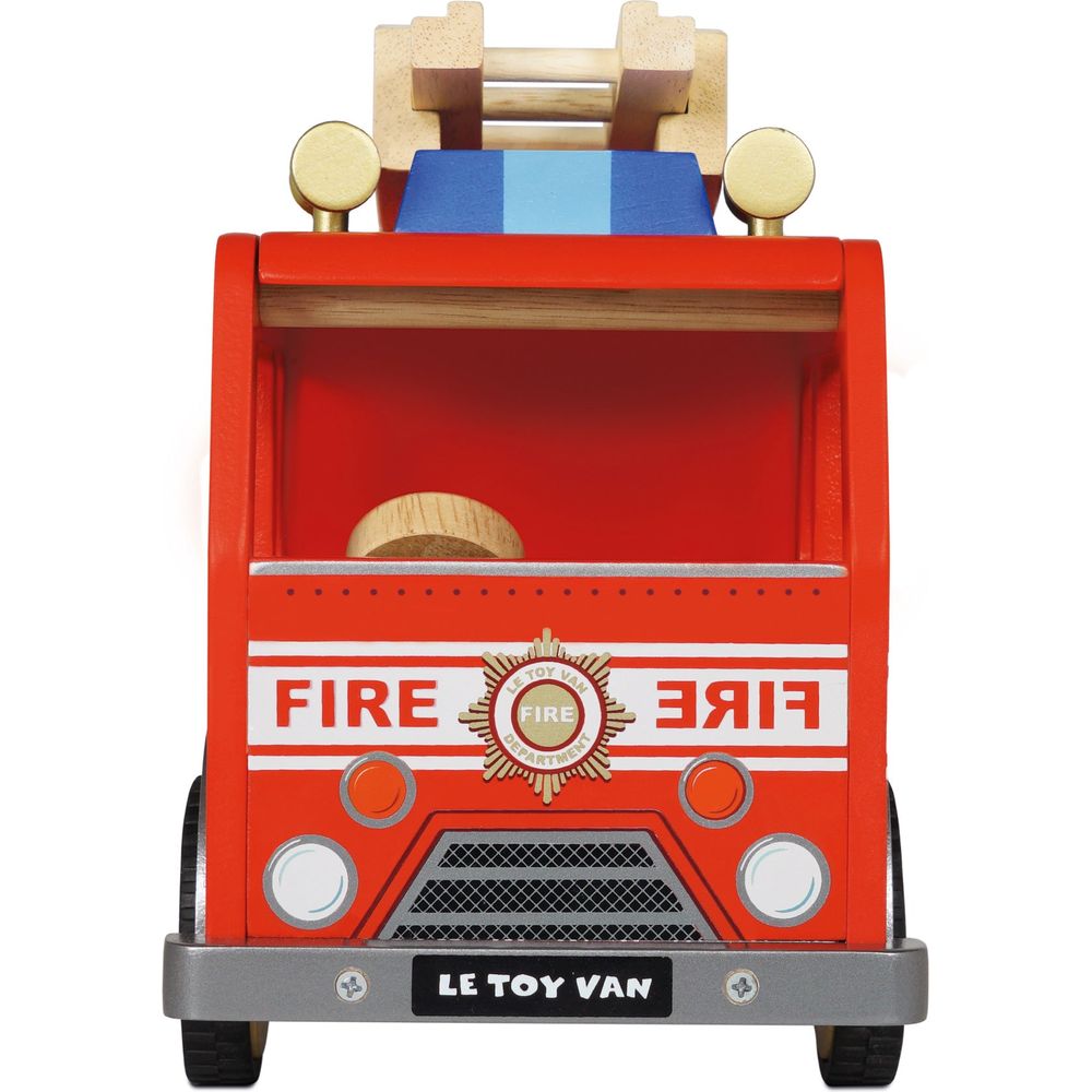 Wood Fire Engine with Firefighters - FAO Schwarz