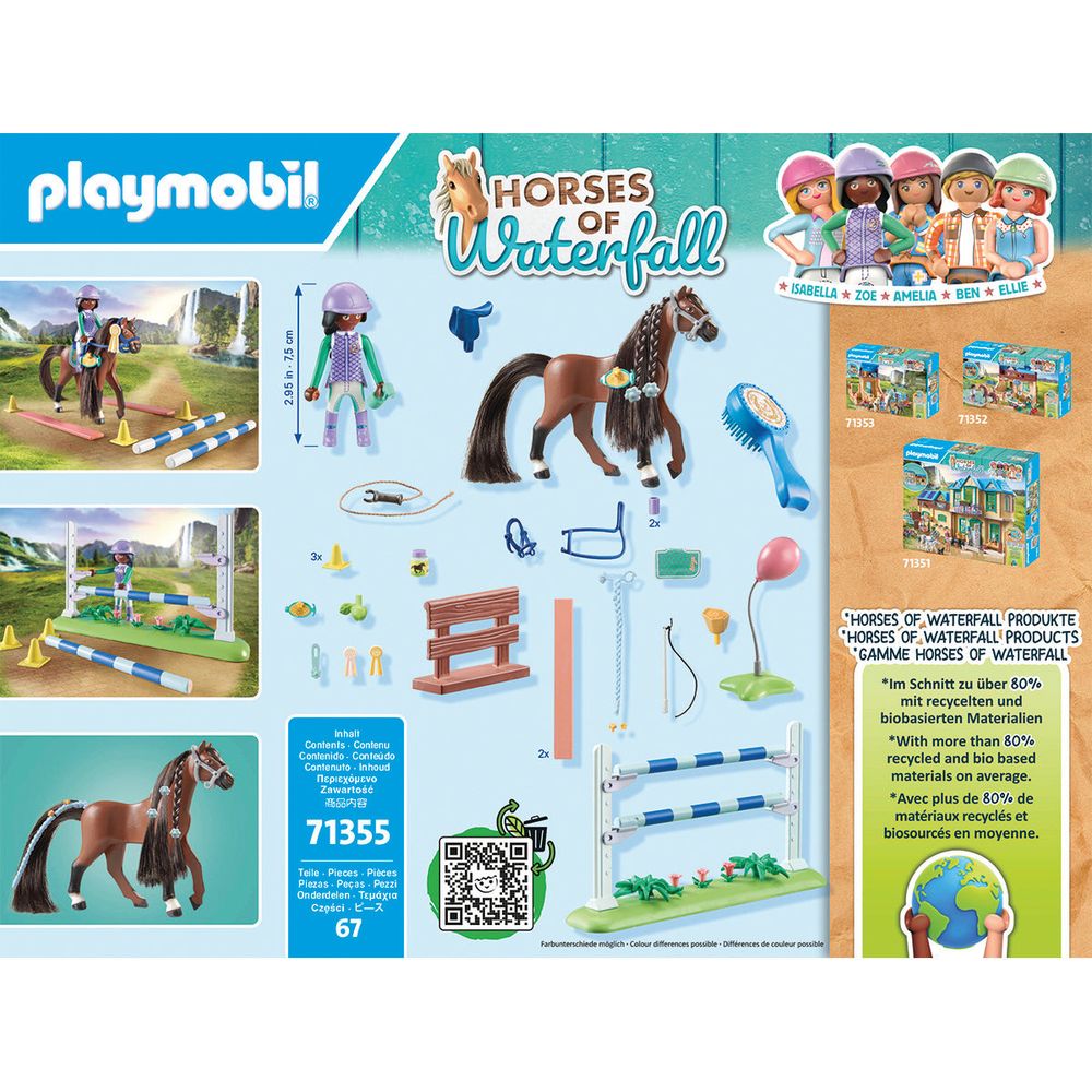 Equestrian Jumping Arena with Zoe and Blaze Playset - FAO Schwarz