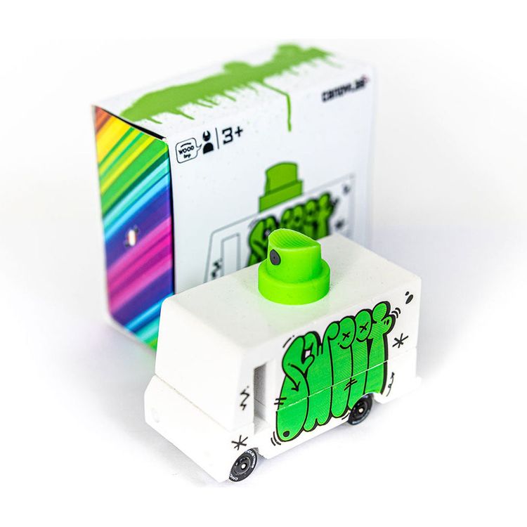 Green Graffiti Van Toy Car - FAO Schwarz